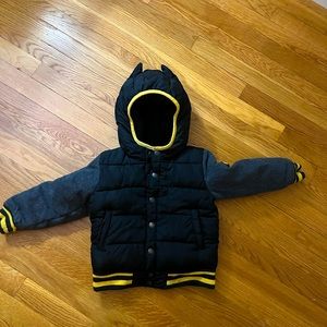 Gap 4T batman coat with snap closures